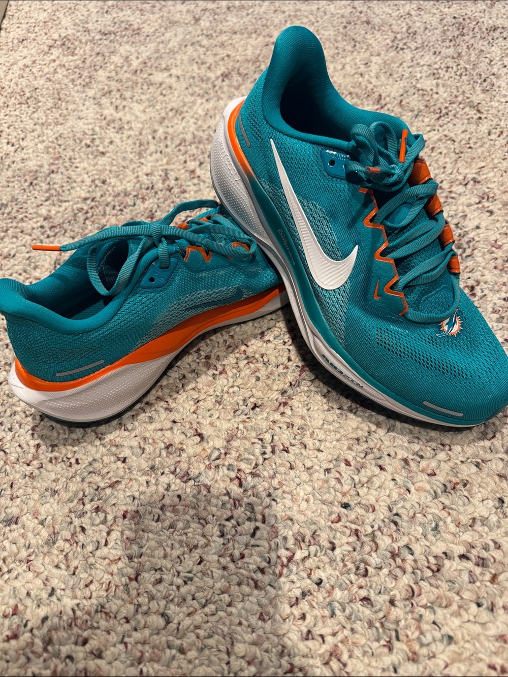 Nike Miami Dolphins Athletic Sneakers Pegasus